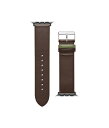 ebhx[J[ Y rv ANZT[ Leather Light Green Keeper Apple Strap 42/44 Brown