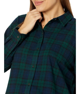 エルエルビーン レディース シャツ トップス Petite Scotch Plaid Shirt Black Watch