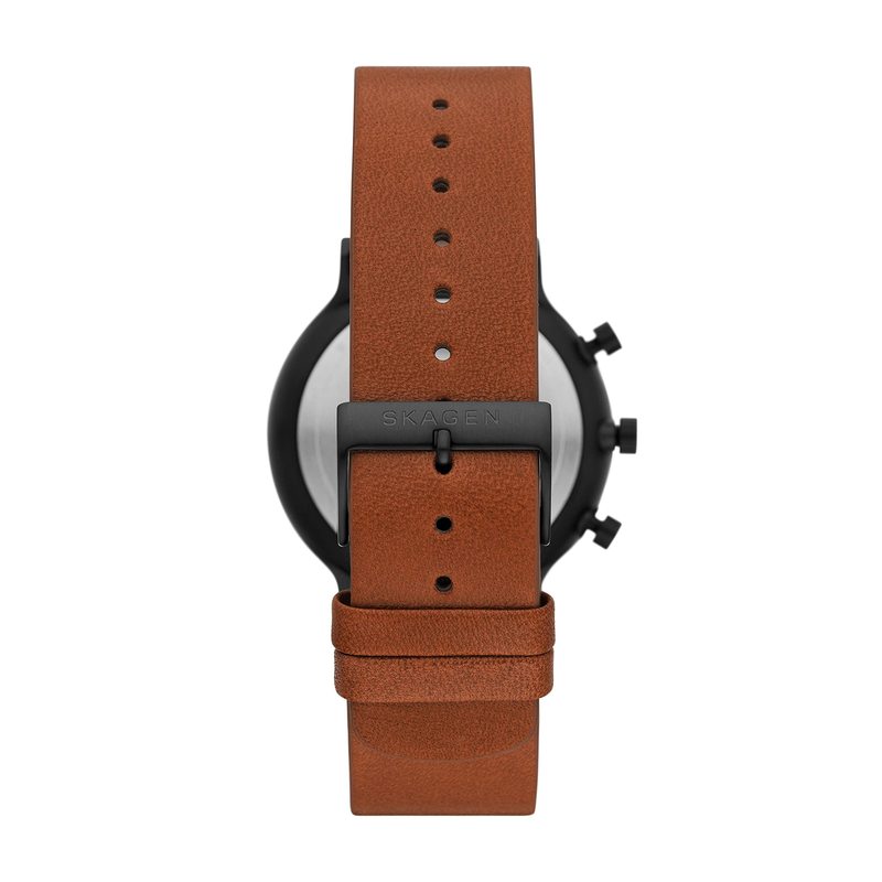 ブランド・ スカーゲン Ancher Chronograph Leather Watch Brown-SKW6767：ReVida 店 メンズ 腕時計 アクセサリー Ⓠいておりま