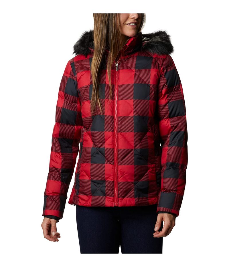 コロンビア レディース コート アウター Women's ICY Heights Ii Down Jacket Mountain Red Bu