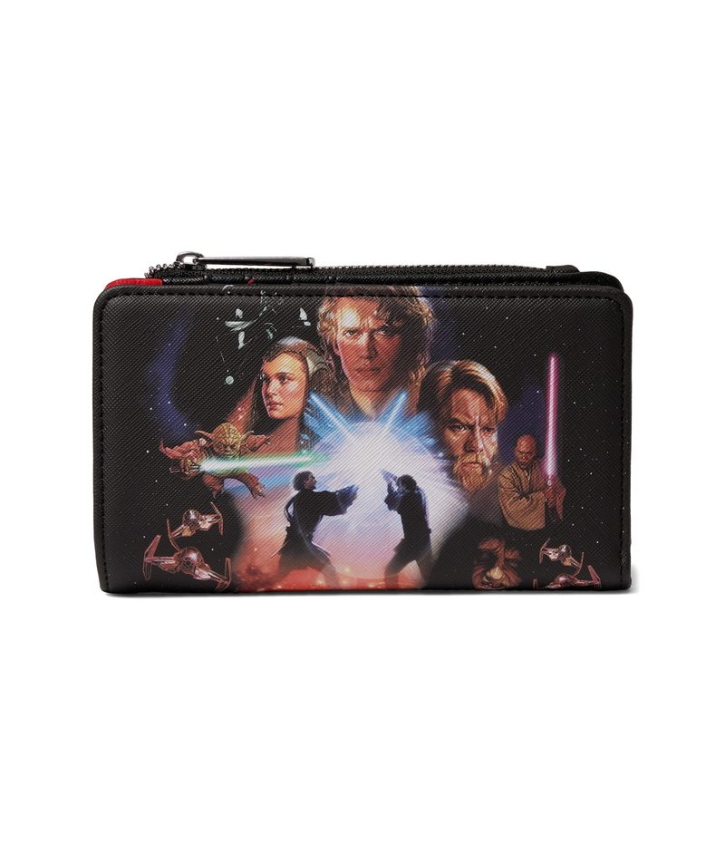 ラウンジフライ メンズ 財布 アクセサリー Star Wars Trilogy 2 Flap Wallet Star Wars