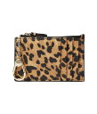 コールハーン レディース 財布 アクセサリー Grand Series Card Case with Zip Leopard Print