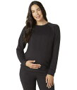 ビヨンドヨガ レディース パーカー・スウェット アウター Maternity Favorite Raglan Crew Pullover Black