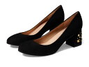 【送料無料】 フレンチソール レディース ヒール シューズ Empress Black Suede