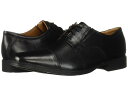 【送料無料】 クラークス メンズ オックスフォード シューズ Tilden Cap Black