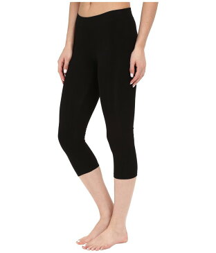 パクト レディース カジュアルパンツ ボトムス Organic Cotton Cropped Leggings Black