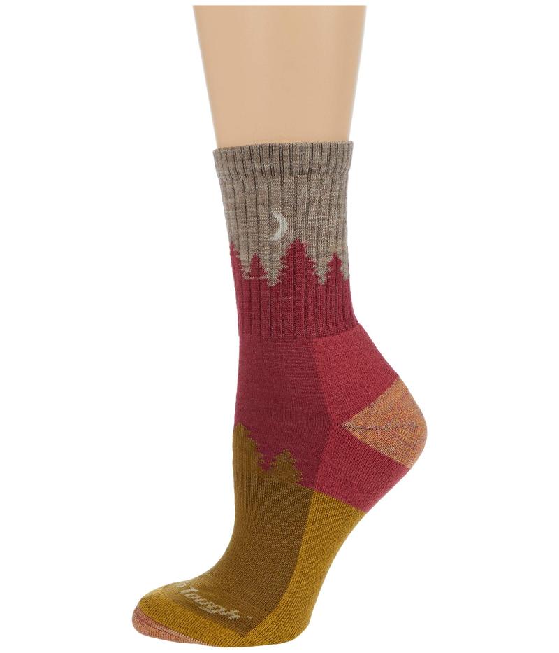 【送料無料】 ダーンタフバーモント レディース 靴下 アンダーウェア Treeline Micro Crew Cushion Cranberry