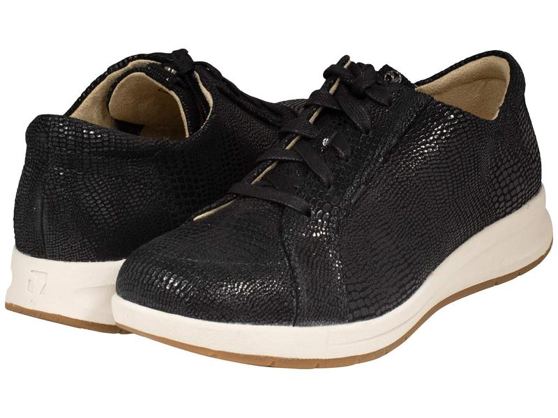 レベール レディース シューズ スニーカー Revere Athens Black Lizard ブラック