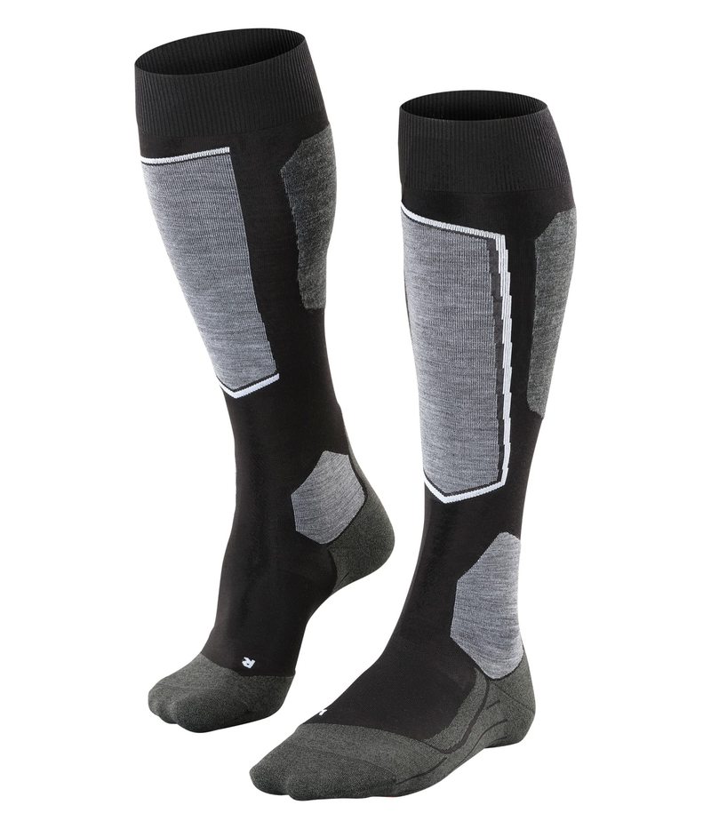 【送料無料】 ファルケ レディース 靴下 アンダーウェア SK6 Pro Knee High Skiing Socks 1-Pair Black Mix