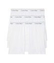 【送料無料】 カルバン クライン アンダーウェア メンズ ボクサーパンツ アンダーウェア Cotton Classics Multipack Pack Knit Boxer White