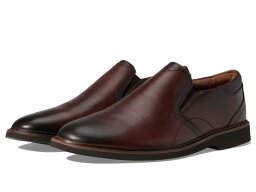 【送料無料】 クラークス メンズ スリッポン・ローファー シューズ Malwood Easy Brown Leather