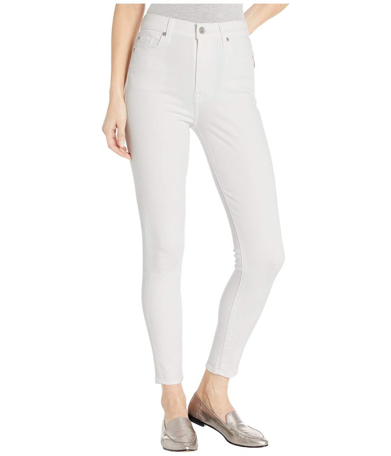 【送料無料】 セブンフォーオールマンカインド レディース デニムパンツ ボトムス High-Waist Ankle Skinny in Slim Illusion White Slim Illusion W