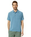 【送料無料】 エルエルビーン メンズ シャツ トップス Everyday SunSmart Polo Short Sleeve Bayside Blue