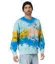 【送料無料】 バンズ メンズ パーカー・スウェット アウター Fresh Pair Tie-Dye Crew Sweatshirt Blue Glow/Vans