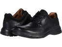 【送料無料】 クラークス メンズ オックスフォード シューズ Un Brawley Lace Black Tumbled L(4)