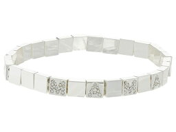 【送料無料】 アレックスアンドアニ レディース ブレスレット・バングル・アンクレット アクセサリー Mama Stretch Bracelet Shiny Silver