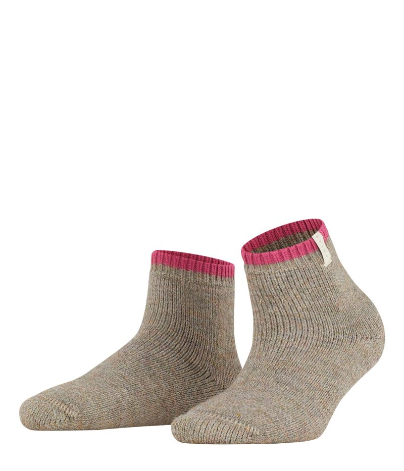 yz t@P fB[X C A_[EFA Cosy Plush Short Socks Nut Melange