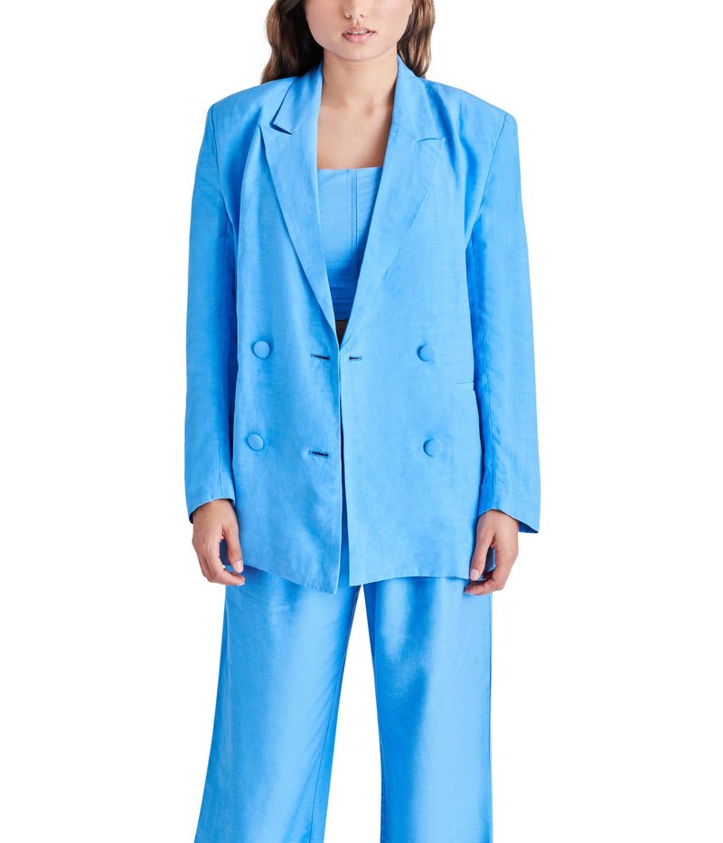 【送料無料】 スティーブ マデン レディース ジャケット・ブルゾン ブレザー アウター Baldwin Blazer Indigo