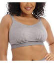 【送料無料】 エロミ レディース ブラジャー アンダーウェア Downtime Non-Wired Full Figure Bra Grey Marl