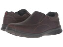 【送料無料】 クラークス メンズ スリッポン・ローファー シューズ Cotrell Step Brown Oily Leat