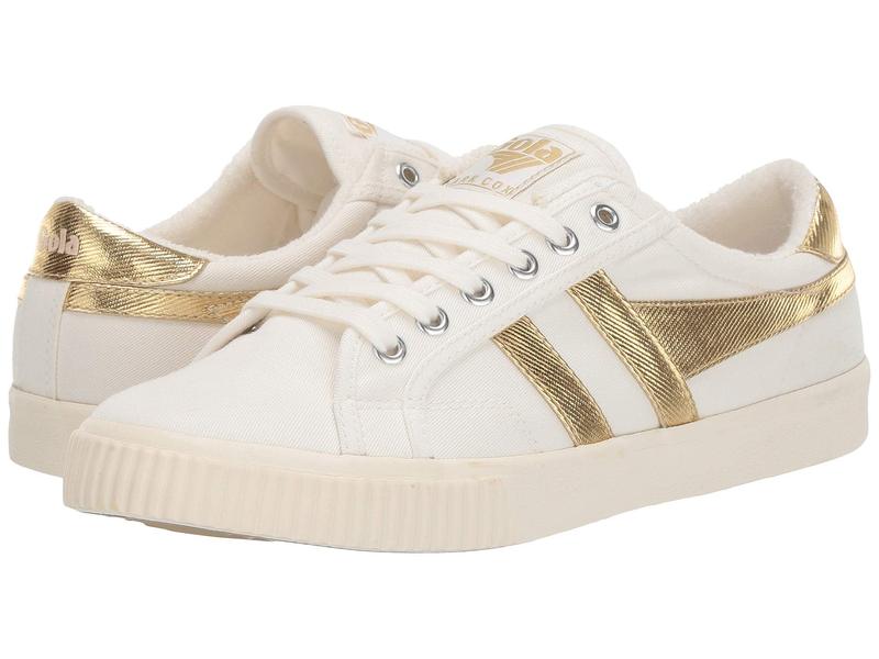 ゴーラ 【送料無料】 ゴラ レディース スニーカー シューズ Tennis - Mark Cox Off-White/Gold