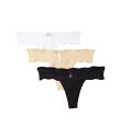 【送料無料】 コサベラ レディース パンツ アンダーウェア Dolce Cotton 3-Pack Thong Black/Blush/Whi