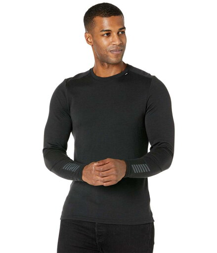 【送料無料】 ヘリーハンセン メンズ シャツ トップス Lifa Merino Midweight Crew Black 【送料無料】 ヘリーハンセン メンズ シャツ トップス Lifa Merino Midweight Crew Black