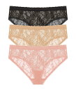 【送料無料】 ナトリ レディース パンツ アンダーウェア Bliss Allureos Girl Brief 3-Pack Black/Cafe/Rose