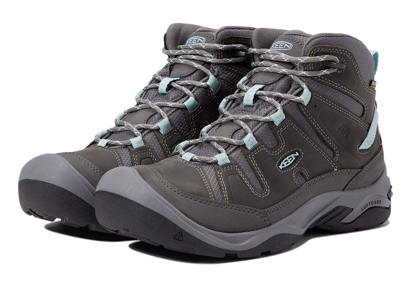  キーン レディース スニーカー シューズ Circadia Mid Waterproof Steel Grey/Clou