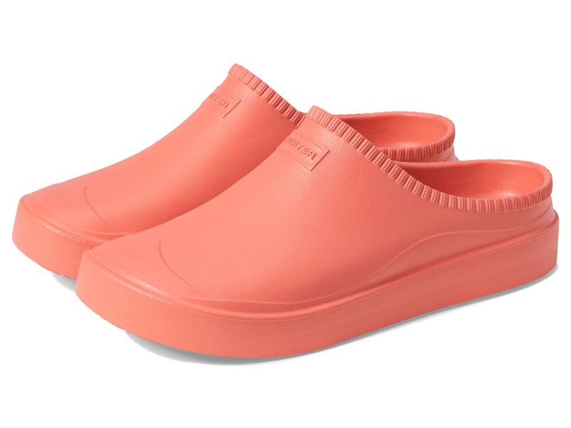 【送料無料】 ハンター レディース サンダル シューズ In/Out Bloom Algae Foam Clog Persimmon Pink