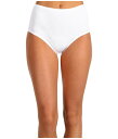 【送料無料】 ハンロ レディース パンツ アンダーウェア Cotton Seamless Full Brief 1625 White