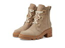 【送料無料】 ソレル レディース ブーツ・レインブーツ シューズ Joan Now Lace Omega Taupe/Gum