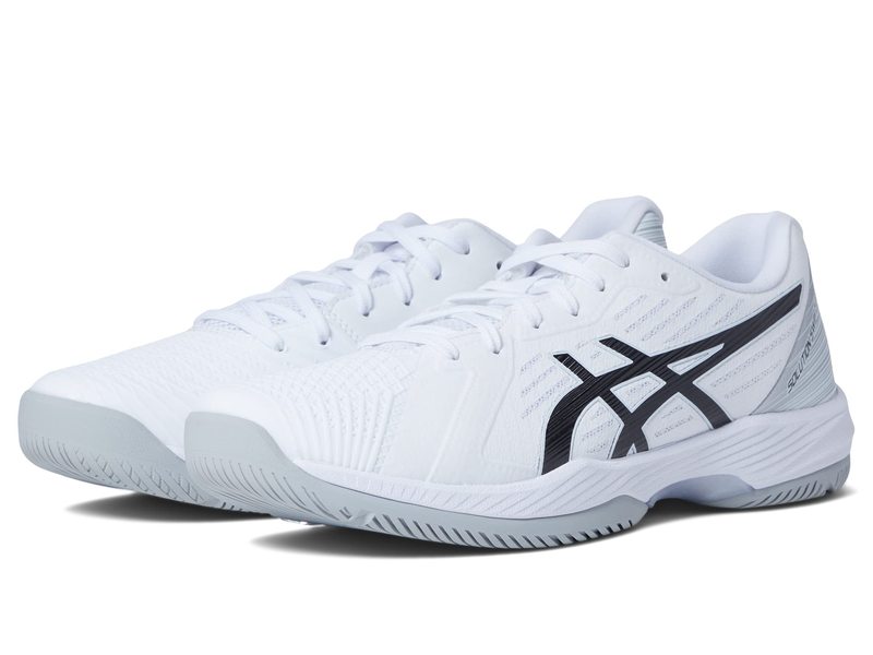  アシックス メンズ スニーカー シューズ Solution Swift FF Tennis Shoe White/Black