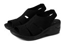 【送料無料】 ビジーズ レディース ヒール シューズ Double Up Black Knit