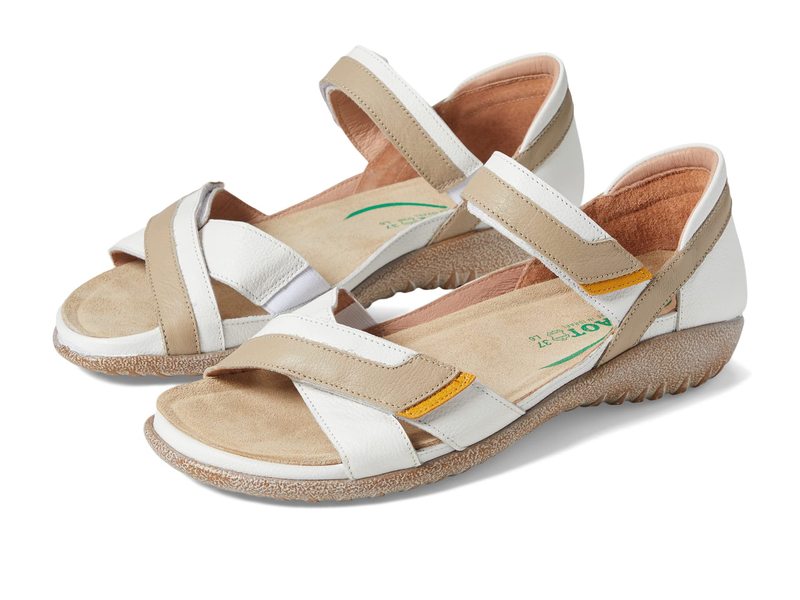 【送料無料】 ナオト レディース サンダル シューズ Karawa White/Beige/Mar