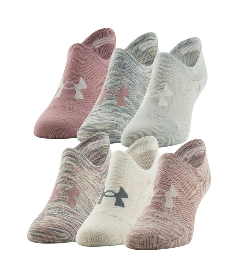 yz A_[A[}[ fB[X C A_[EFA Essential Ultra Low Socks 6-Pair Pink Elixir Ass