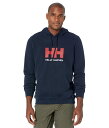 【送料無料】 ヘリーハンセン メンズ パーカー・スウェット アウター HH Logo Hoodie Navy