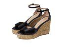 yz X`A[g Cc} fB[X q[ V[Y Nudistcurve Espadrille Wedge Black 1