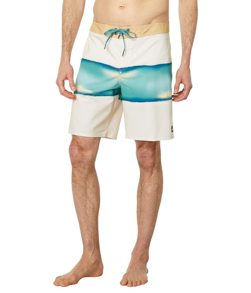 【送料無料】 クイックシルバー メンズ ハーフパンツ・ショーツ 水着 Surfsilk Air Brush 19" Boardshorts Birch