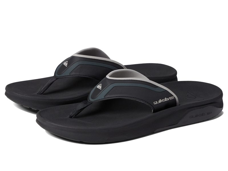  クイックシルバー メンズ サンダル シューズ Mathodic Recovery Sandal Black/Grey/Brow