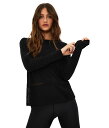 【送料無料】 ビーチライオット レディース シャツ トップス Kennedy Top Black