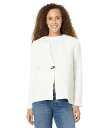 【送料無料】 モッドドック レディース ニット・セーター アウター Signature Waffle Long Sleeve Draped Cardigan Ivory