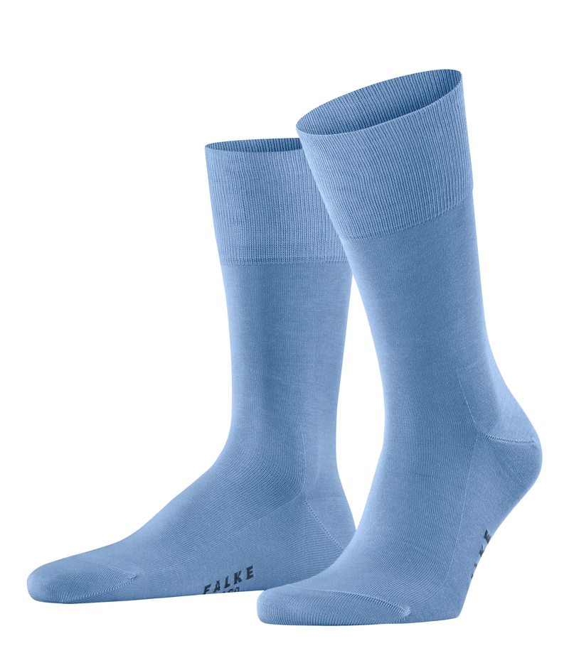 ファルケ メンズ 【送料無料】 ファルケ メンズ 靴下 アンダーウェア Mercerized Cotton Tiago Crew Socks Cornflower