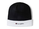 【送料無料】 チャンピオン メンズ 帽子 ニットキャップ アクセサリー Cuffed Beanie Black/White