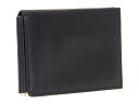 yz {XJ Y z ANZT[ Old Leather Collection - Money Clip w/ Pocket Black Leather