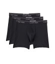 【送料無料】 カルバン クライン アンダーウェア メンズ ボクサーパンツ アンダーウェア Micro Stretch Boxer Brief 3-Pack Black