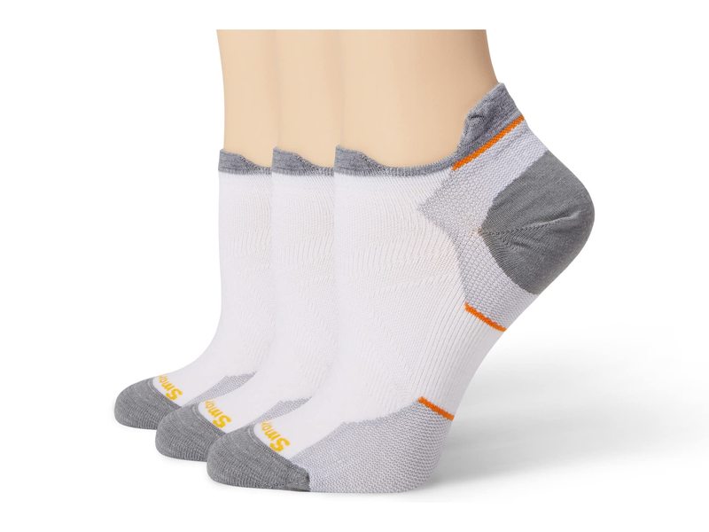 楽天ReVida 楽天市場店【送料無料】 スマートウール レディース 靴下 アンダーウェア Run Zero Cushion Low Ankle Socks 3-Pack White