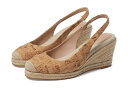 yz R[n[ fB[X q[ V[Y Cloudfeel Espadrille Wedge Slingback 80 mm Cork/Natural Li