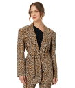 yz m[}J} fB[X R[g AE^[ Oversized Single Breasted Jacket BB Leopard