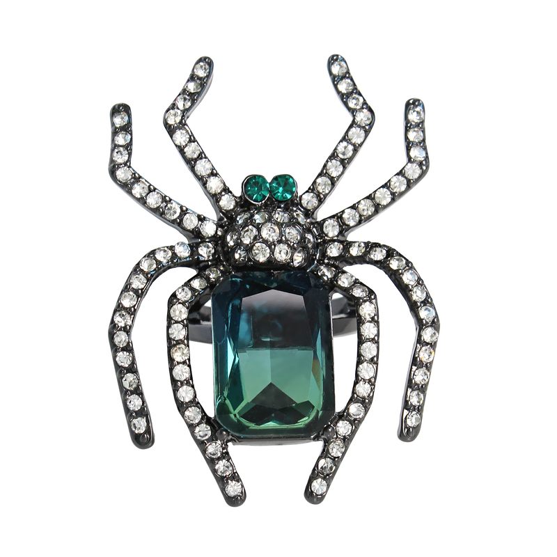 【送料無料】 ベッツィジョンソン レディース リング アクセサリー Spider Cocktail Ring Green/Hematite